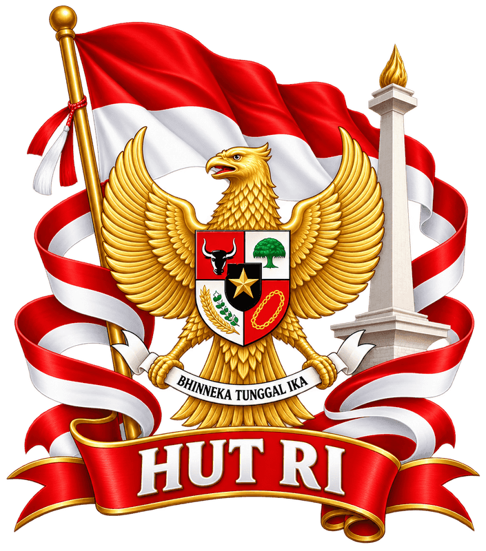 HUT RI Garuda Monas Merah Putih