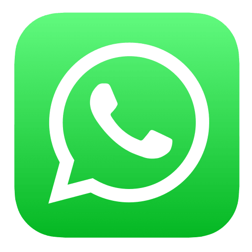 Ikon aplikasi whatsapp berwarna hijau dengan gambar telepon putih di dalamnya