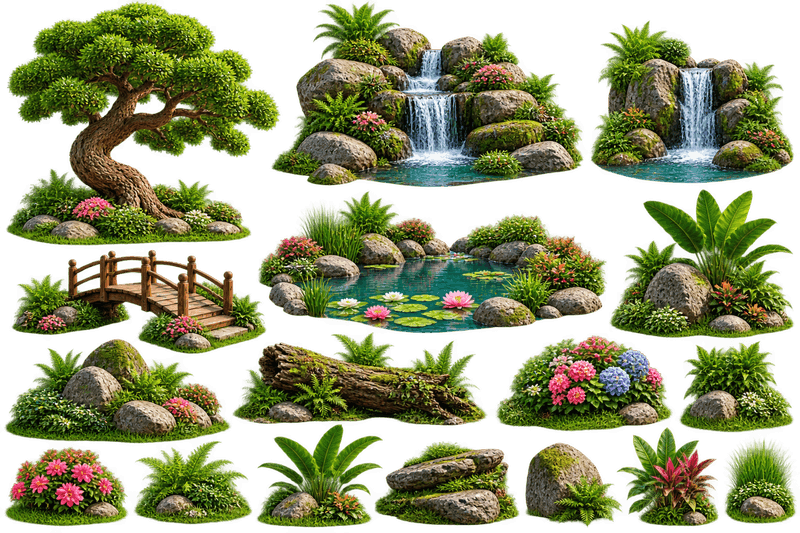 Lush Nature Asset Collection