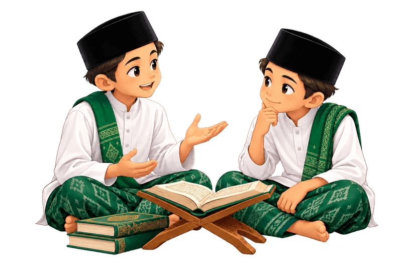 Santri Cilik Berdiskusi Ilmu